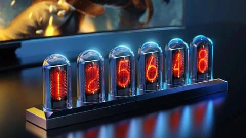 RGB Nixie Tube Clock